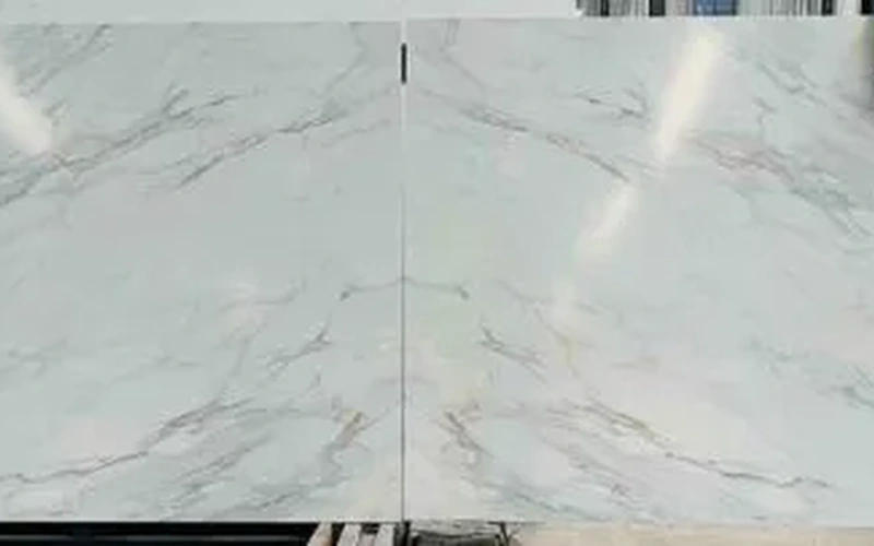 Calacatta Quartz Stone Slabs for Kitchen Countertops