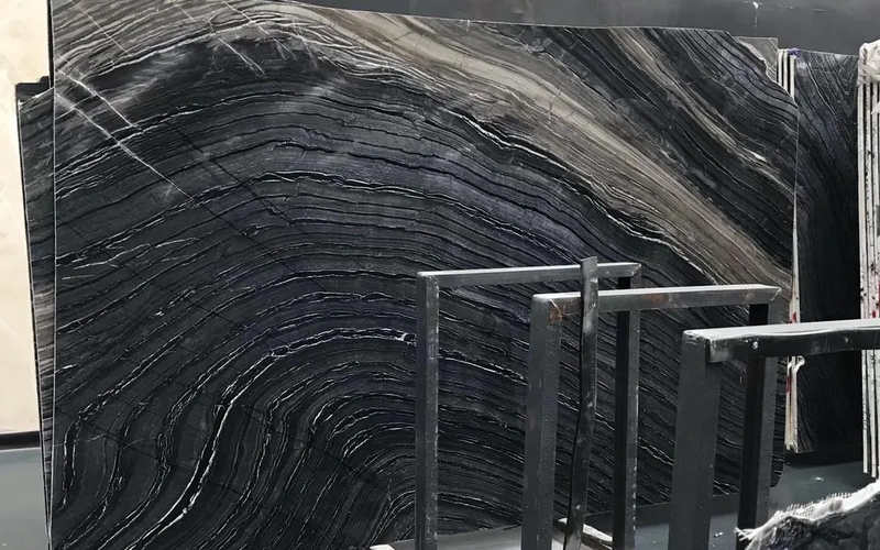 Custom Calacatta Gold Marble Countertop Reception Bar