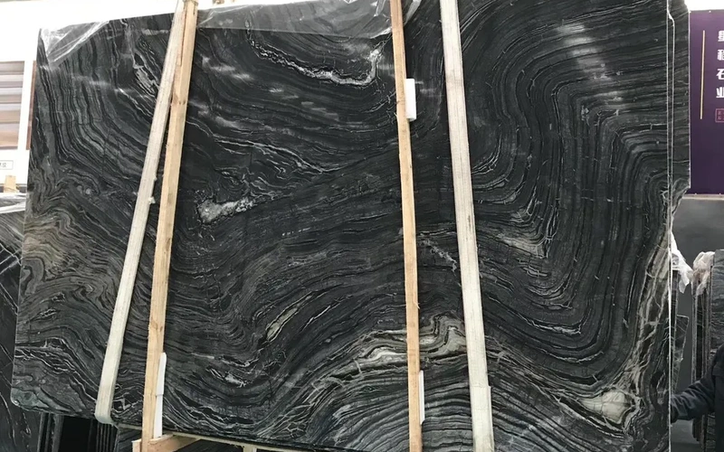 Custom Calacatta Gold Marble Countertop Reception Bar