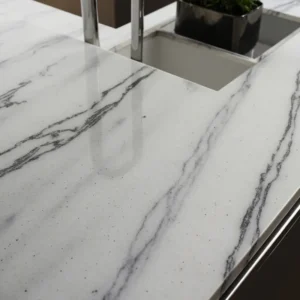 Grey Engineered Marble Slab - Premium Stone from Prime Stone Works