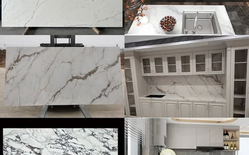 Horizon Quartz Slab Artificial Marble Countertop Stone