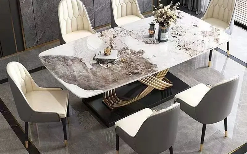 Luxury White Porcelain Sintered Stone Large Slab