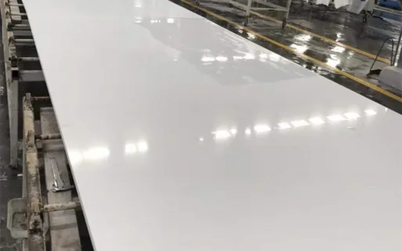 Milky White Quartz Stone Kitchen Worktop Slabs