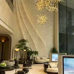 Custom Stone Indoor Floor & Wall Installation