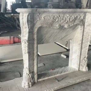 Custom Stone Stone Fireplace