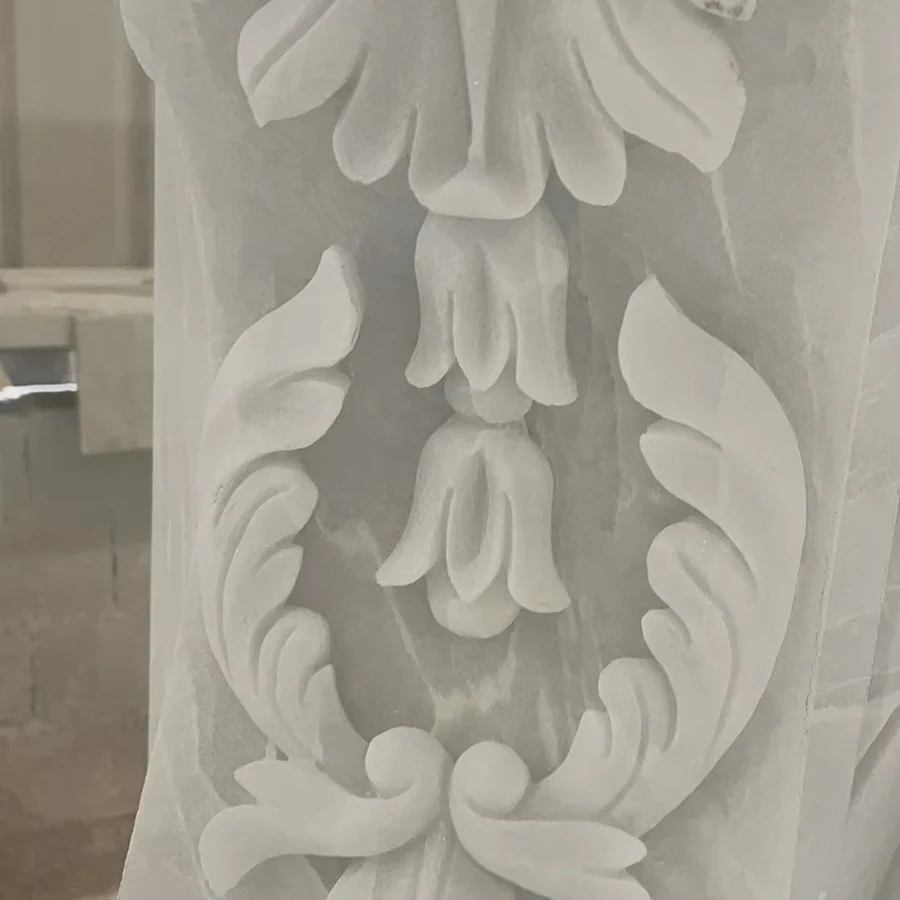 Custom Stone Decorative Carved Fittings
