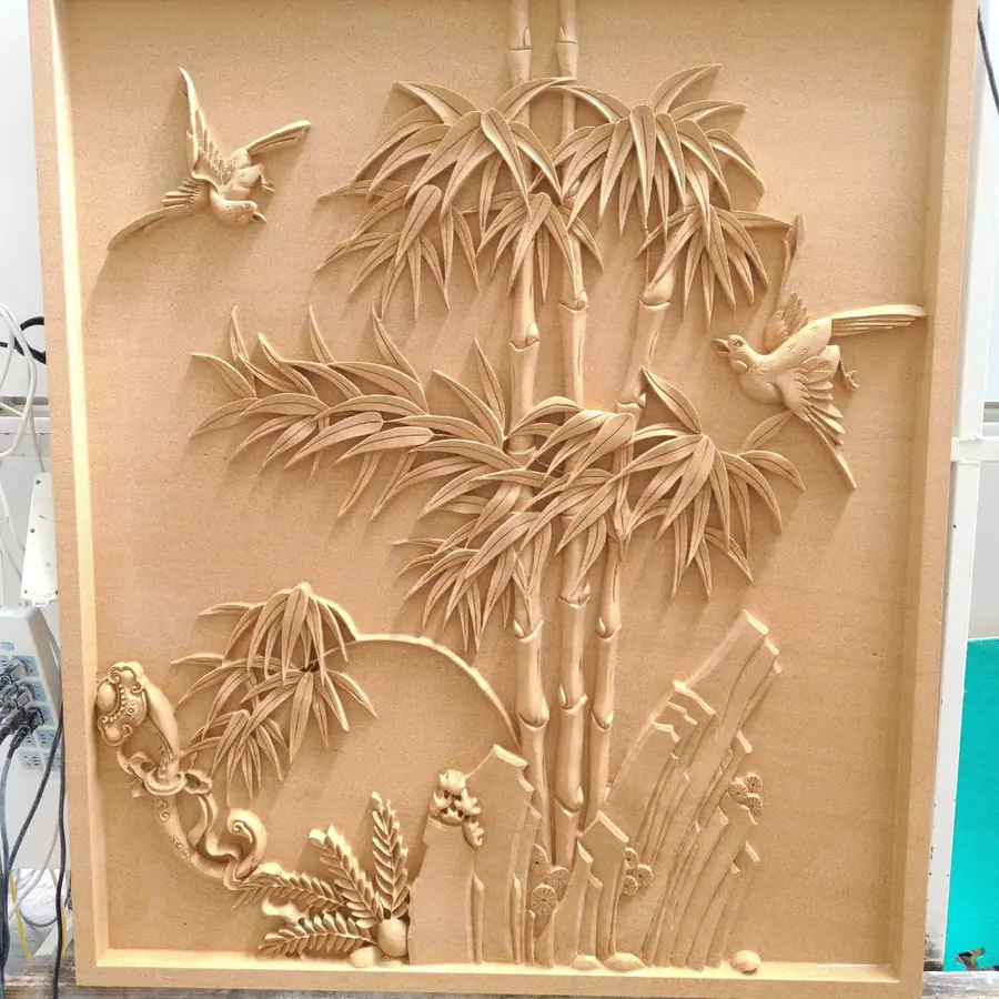 浮雕背景墙护墙板