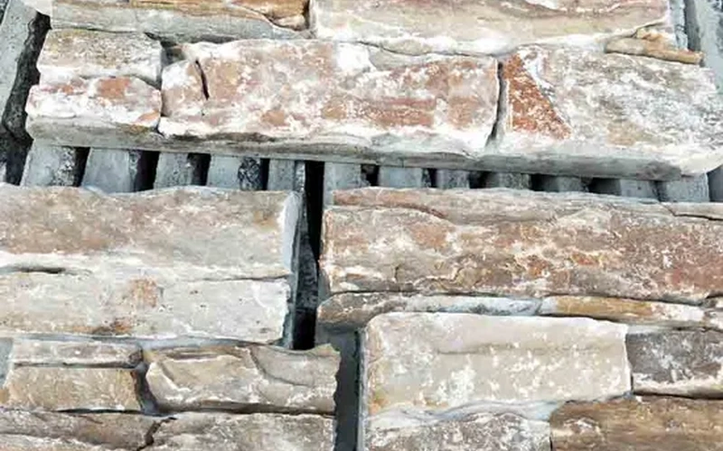 Natural Golden Yellow Slate Ledge Stone Veneer