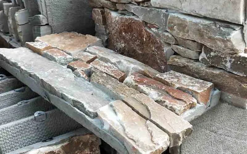 Natural Golden Yellow Slate Ledge Stone Veneer