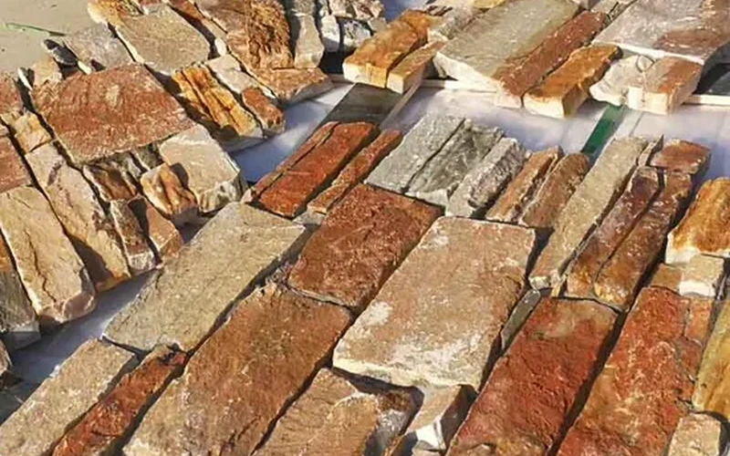 Natural Golden Yellow Slate Ledge Stone Veneer