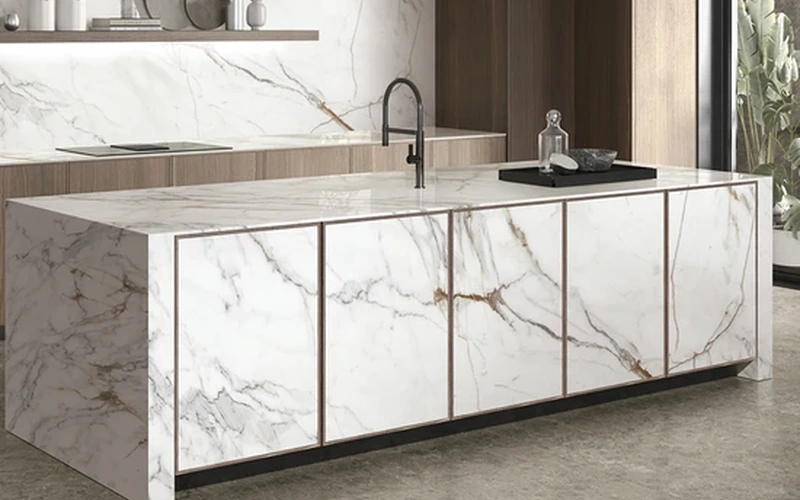 Premium Grey Artificial Quartz Stone Big Slabs