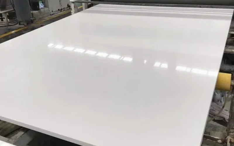 Pure White Quartz Stone Slabs for Countertops