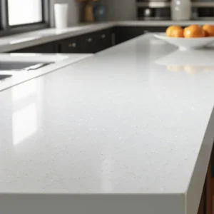 Calacatta White Quartz Silica Free Kitchen Countertop Slabs - Premium Stone from Prime Stone Works