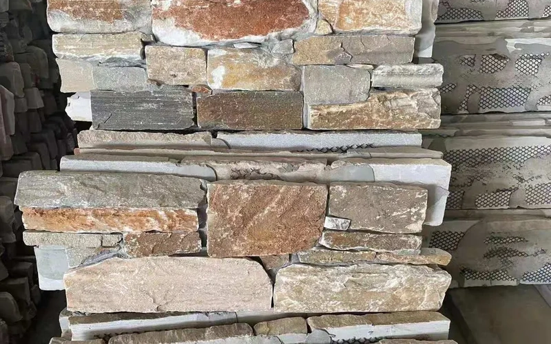 Rust Slate Flagstone Natural Stone Wall Cladding