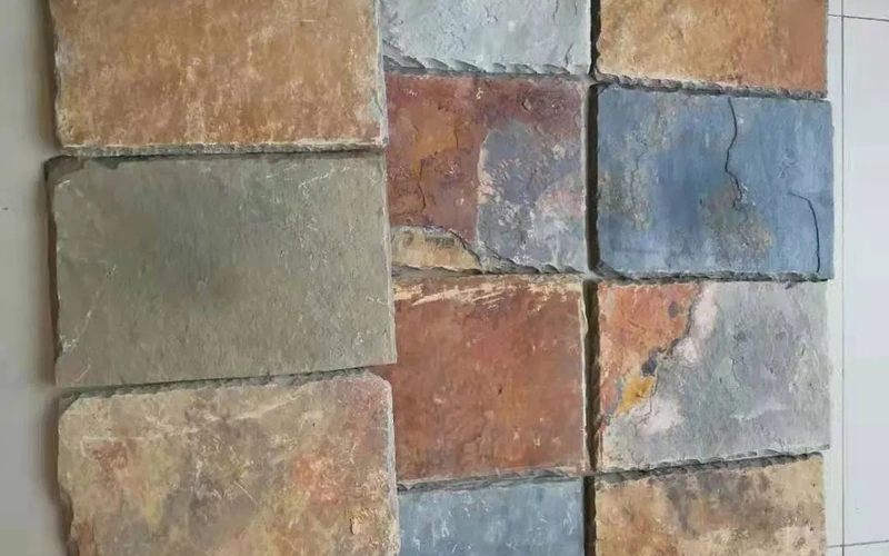 Rust Slate Flagstone Natural Stone Wall Cladding