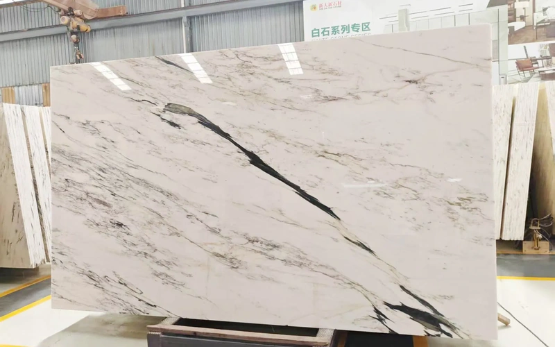 Sichuan White Marble Slabs for Countertops Flooring
