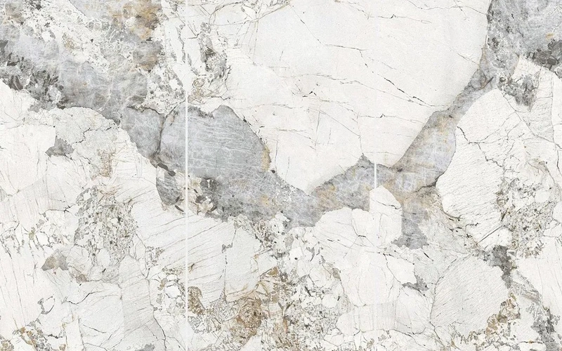 White Purple Marble Sintered Stone Floor Tile